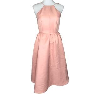 L'atiste by Amy pink dress halter knee length bouffant pastel goth barbiecore